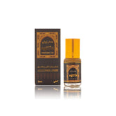 Perfume olie fles en doos van Oudh al Nafis Parfumolie 3 ML voor dames en heren